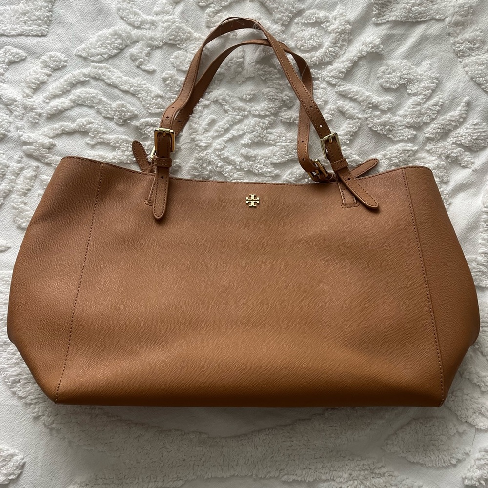 Tory Burch Brown Leather Tote